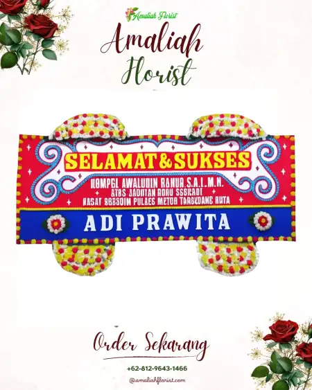 Papan Bunga Ucapan Selamat Madang Suku I